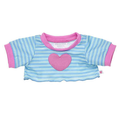 Heart Stripe Sweatshirt | Build-A-Bear - US 5306