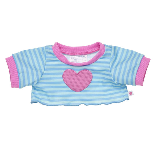 Heart Stripe Sweatshirt | Build-A-Bear - US 5306