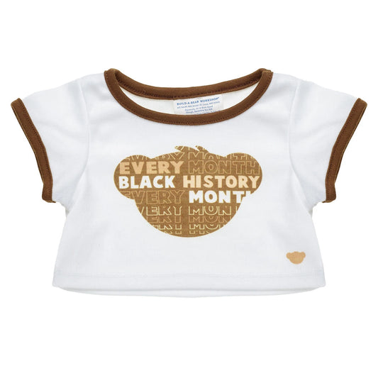 "Black History Every Month" T-Shirt for Stuffed Animals | Build-A-Bear® - US 8785