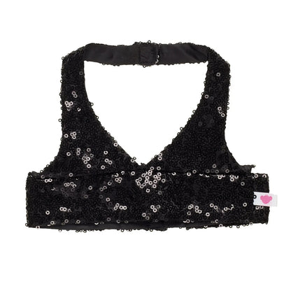 Black Sequin Halter Tank for Plush Toys | Build-A-Bear® - US 7804