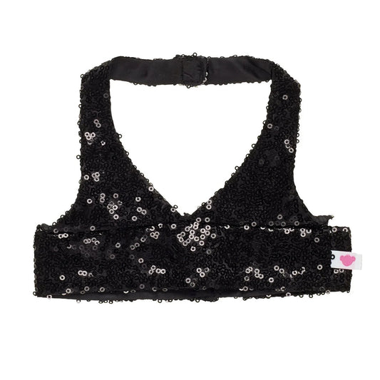 Black Sequin Halter Tank for Plush Toys | Build-A-Bear® - US 7716