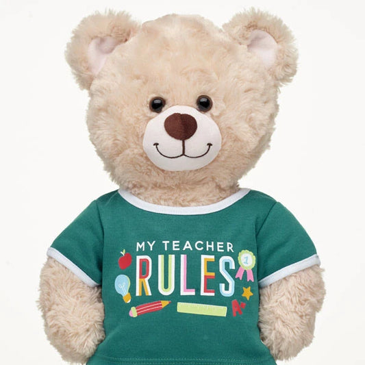 My Teacher Rules T-Shirt for Stuffed Animals | Build-A-Bear® - US 8495