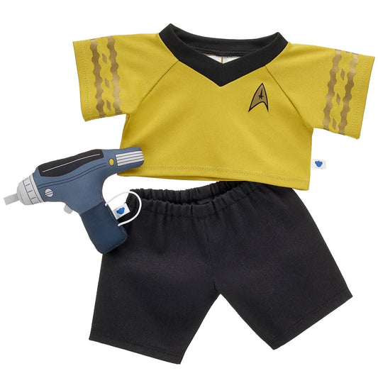 Star Trek: The Original Series Gold Uniform and Phaser Bundle | Build-A-Bear® - US 2130