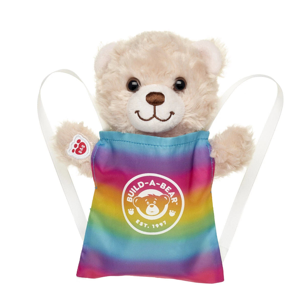 Mini Beans Rainbow Toy Bear Carrier | Build-A-Bear® - US 3846