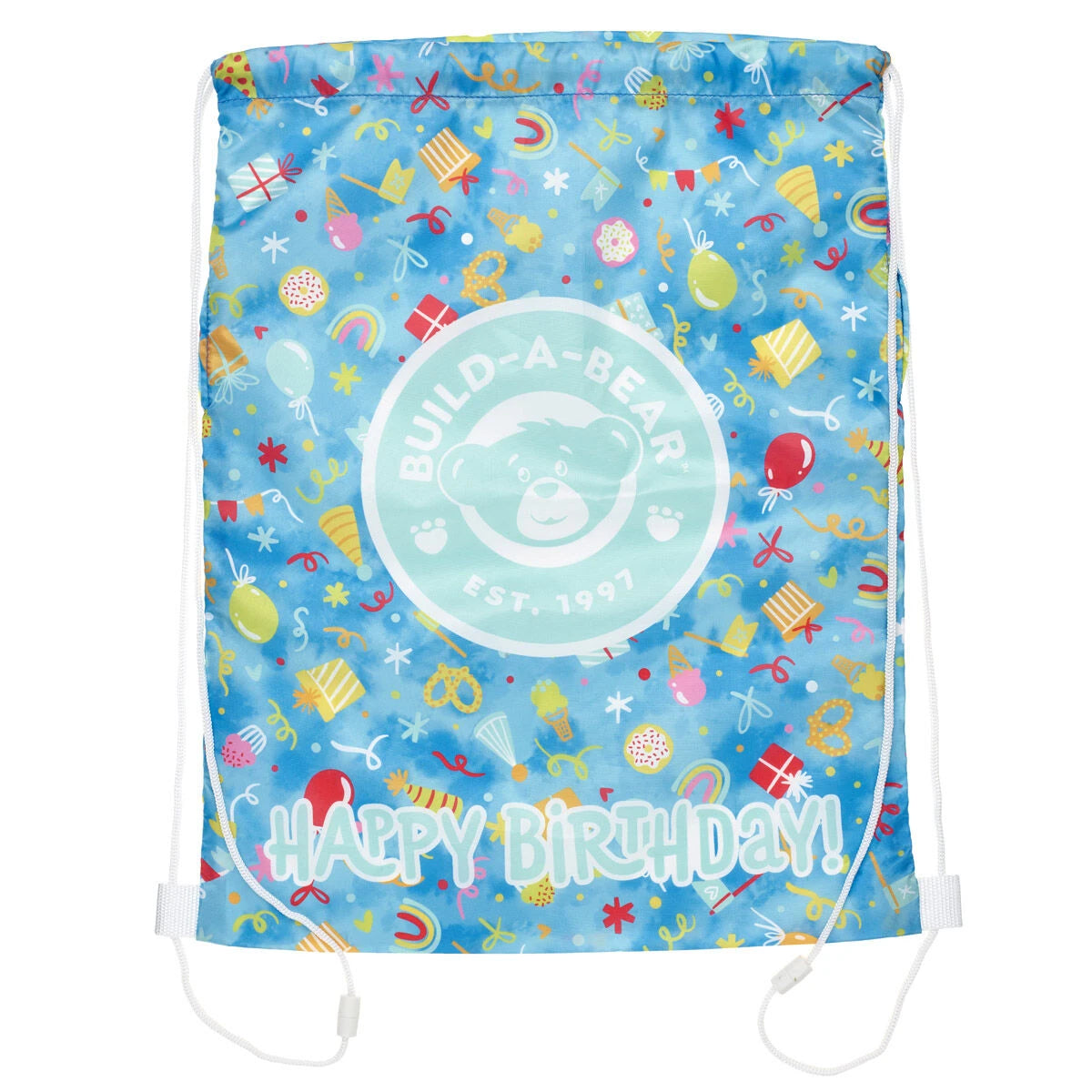 Tie-Dye Birthday Stuffed Animal Bear Carrier | Build-A-Bear® - US 7448