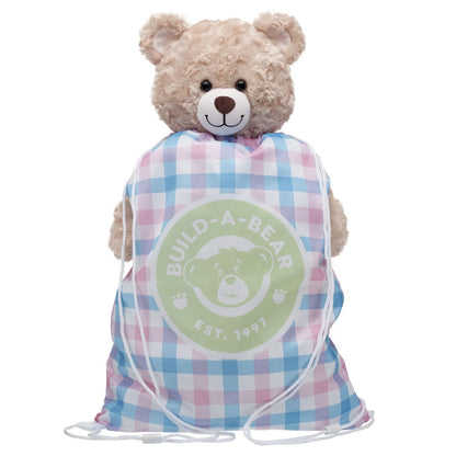 Spring Gingham Toy Bear Carrier | Build-A-Bear - US 1575