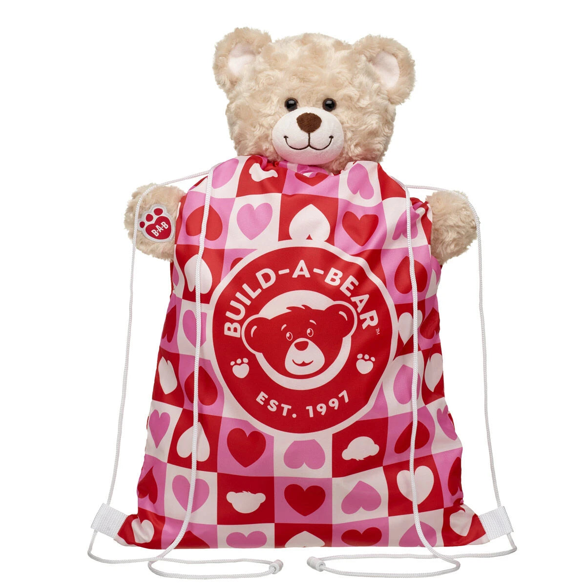 Heart Print Toy Bear Carrier | Build-A-Bear® - US 9999