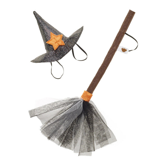 Witch Hat and Broom Set for Stuffed Animals | Build-A-Bear - US 5622