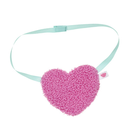 Pink Sherpa Heart Crossbody Bag - US 9658
