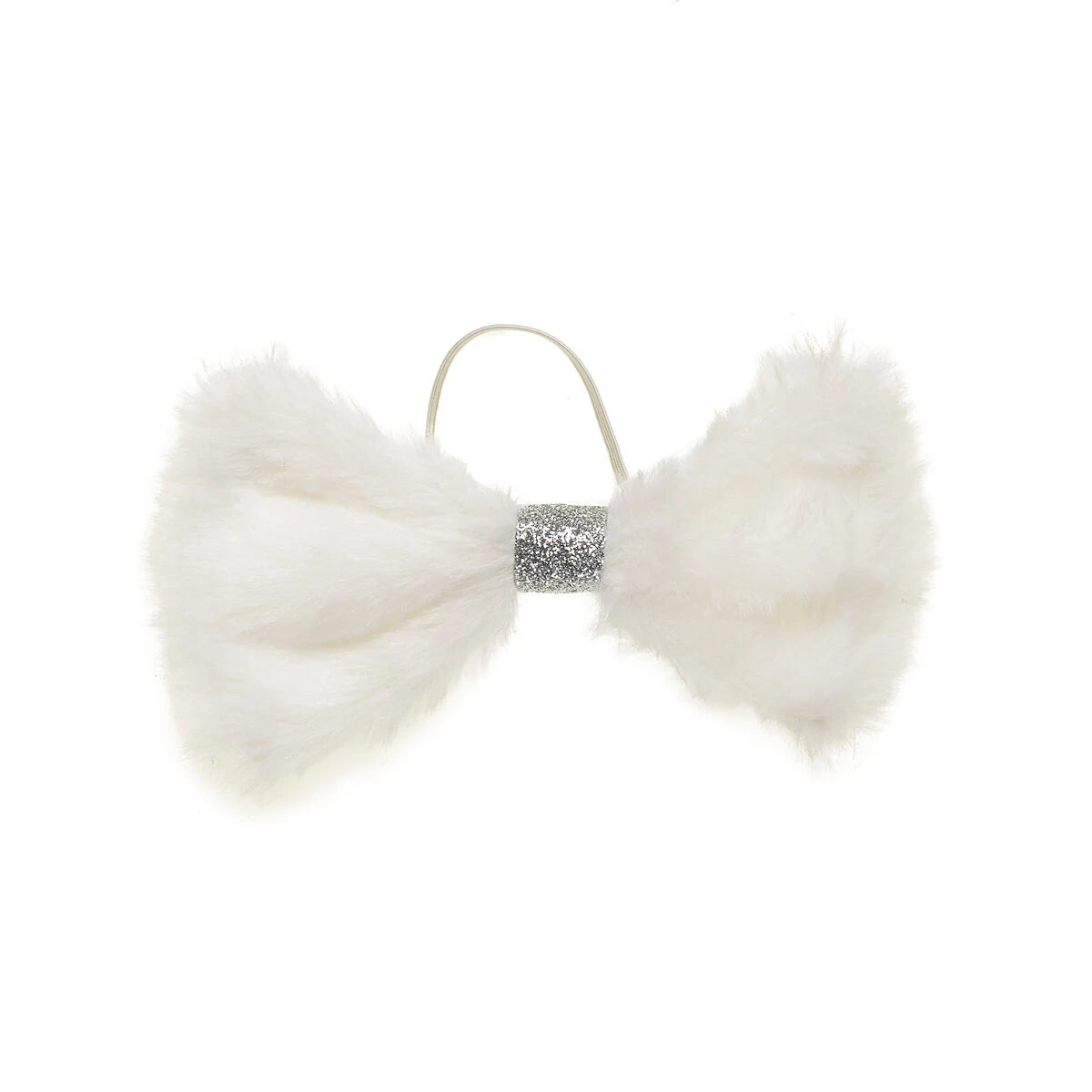Fuzzy White Bow for Stuffed Animals | Build-A-Bear Workshop® - US 3018
