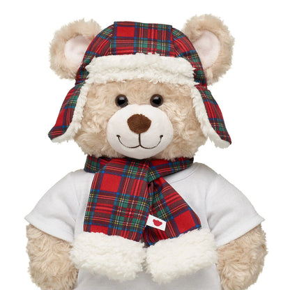 Tartan Hat and Scarf Set | Build-A-Bear® - US 4236