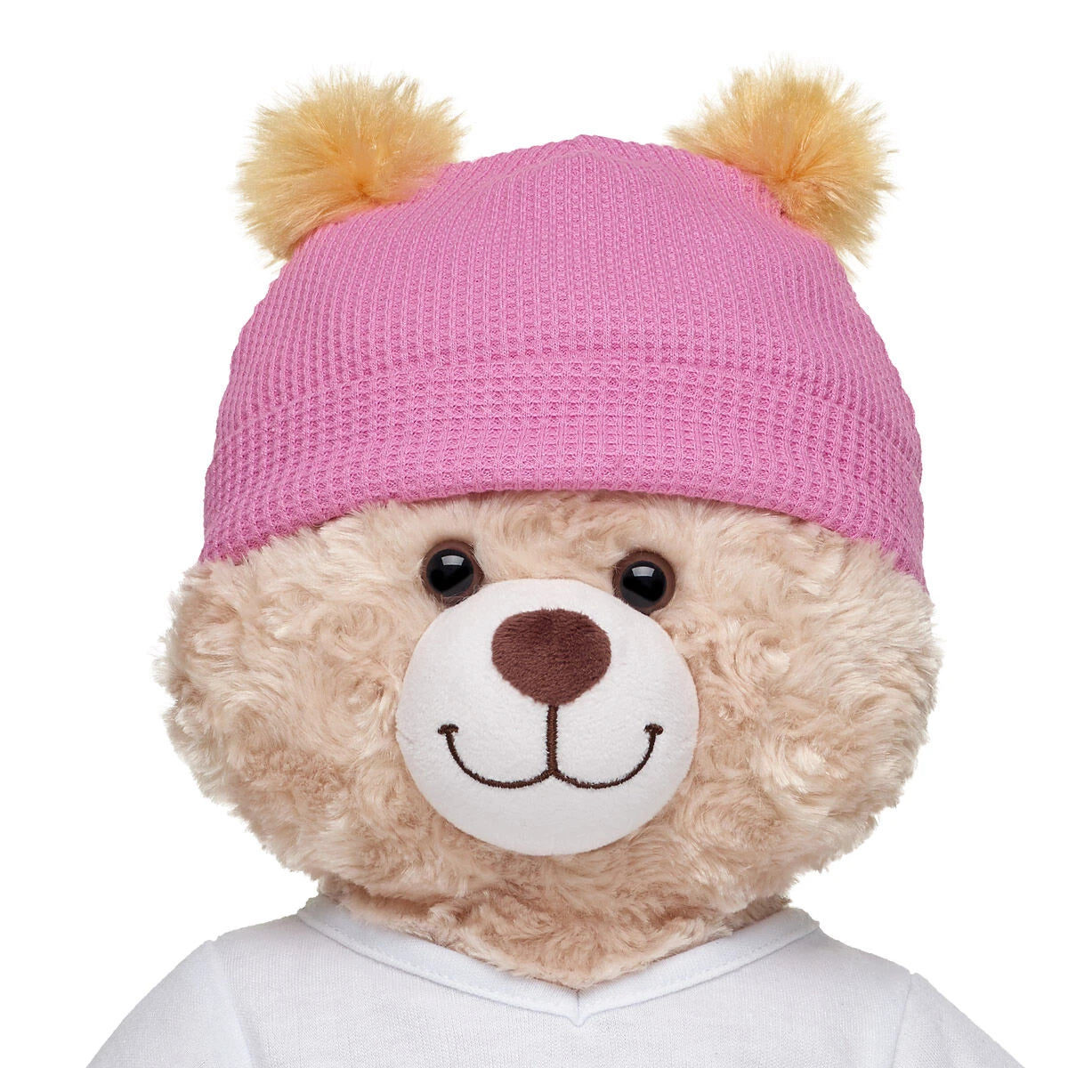 Pink Waffle Knit Beanie | Build-A-Bear - US 1046