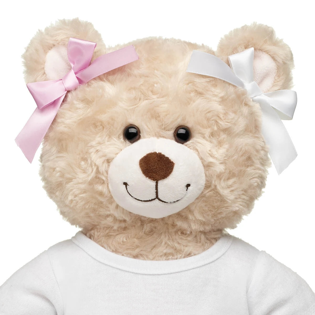 Pink &amp; White Ribbon Bows 4 pc for Plush Toys | Build-A-Bear® - US 7162