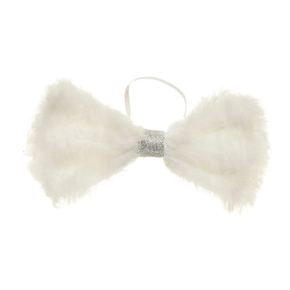 Fuzzy White Bow for Stuffed Animals | Build-A-Bear Workshop® - US 6955