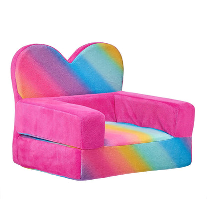 Rainbow Heart Chair Bed for Stuffed Animals | Build-A-Bear® - US 4877