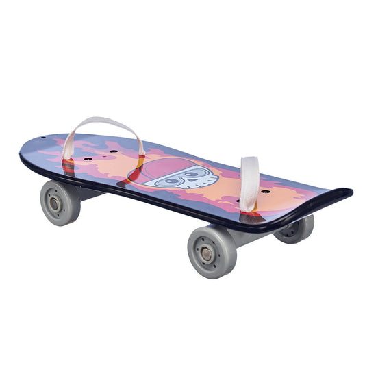 Black Skull and Flames Skateboard for Stuffed Animals | Build-A-Bear® - US 2227