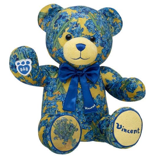 Build-A-Bear x Van Gogh Museum Irises Bear Gift Bow - US 5556