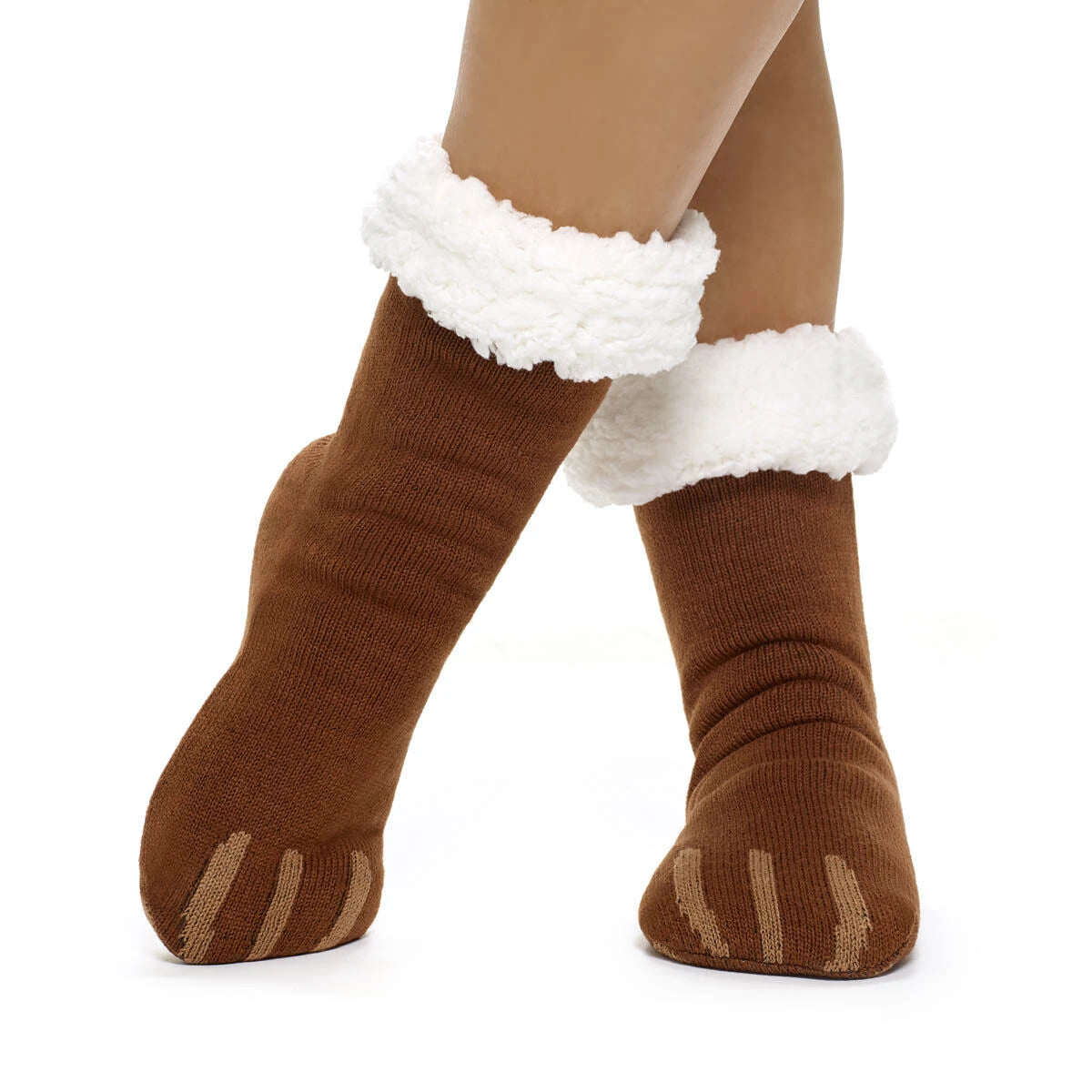 Build-A-Bear Pajama Shop™ Bear Paw Slipper Socks - Toddler, Youth &amp; Adult - US 6771