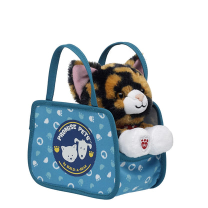 Build-A-Bear Mini Beans® Promise Pets™ Calico Stuffed Animal with Pet Carrier | Build-A-Bear® - US 5068
